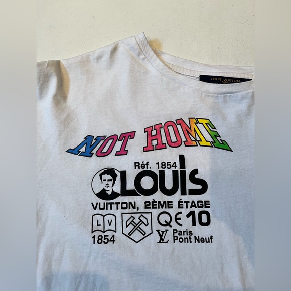 Louis Vuitton x Virgil Abloh Not Home/Kansas winds white shirt - Picture 2 of 5